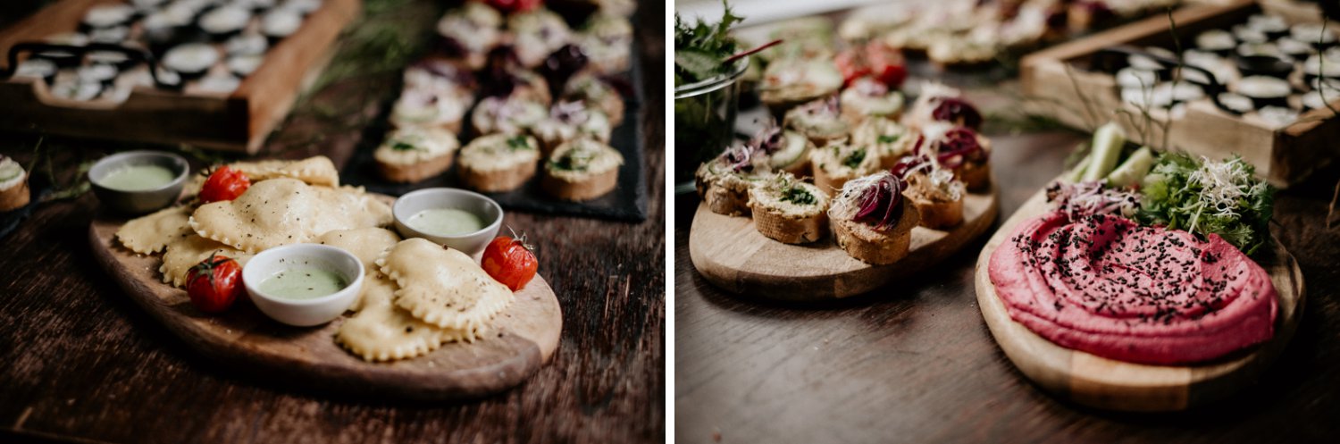 veganský catering na svatbu