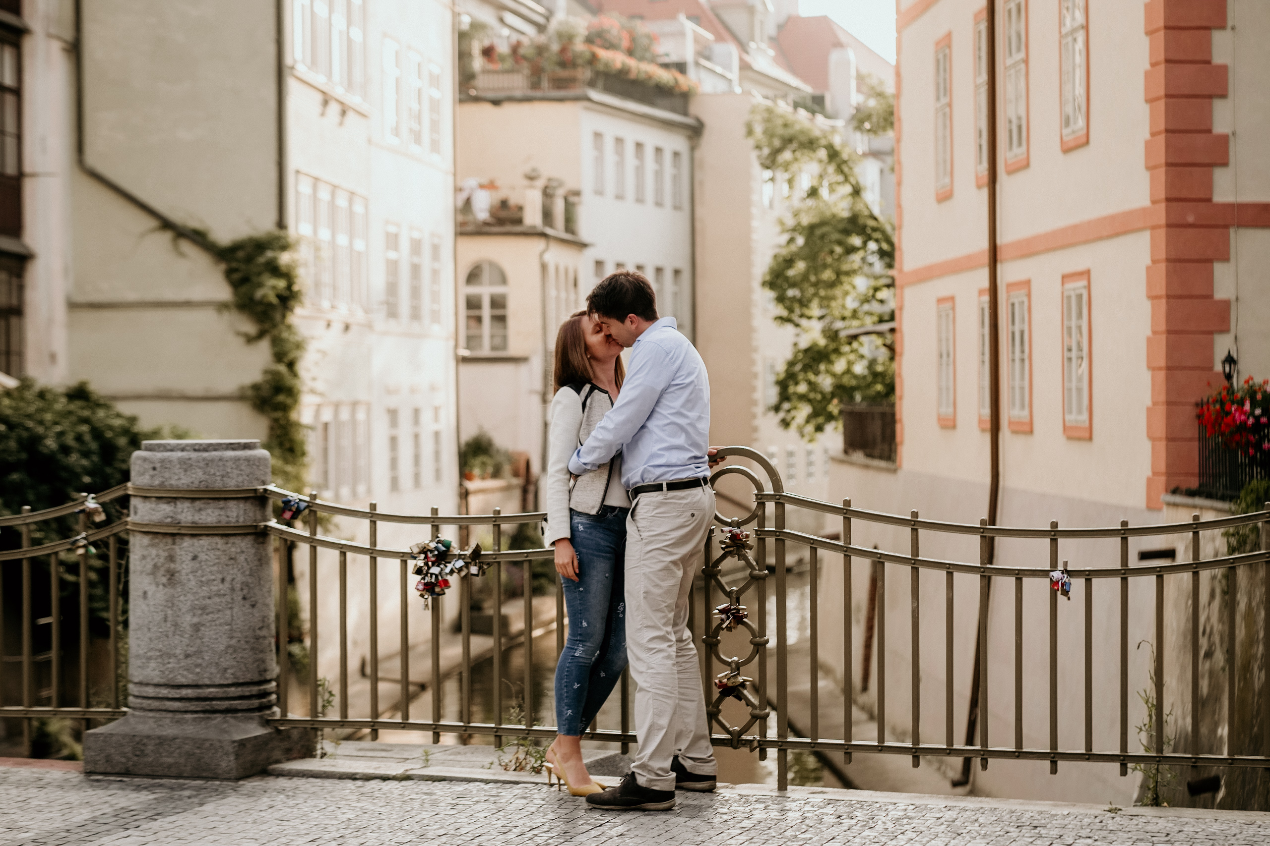 Pre-wedding Photo shoot in Prague Old Town | Eva & Pavel